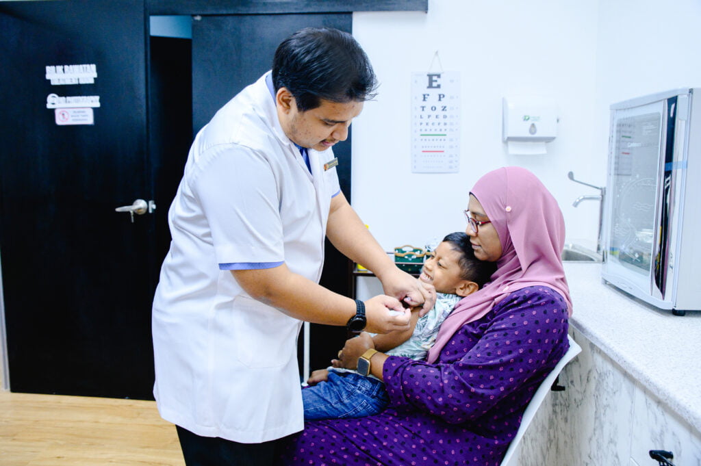 vaksin kanak kanak senawang